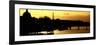 Landscape View of the River Seine and the Eiffel Tower at Sunset - Paris - France - Europe-Philippe Hugonnard-Framed Photographic Print