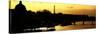 Landscape View of the River Seine and the Eiffel Tower at Sunset - Paris - France - Europe-Philippe Hugonnard-Stretched Canvas