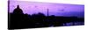 Landscape View of the River Seine and the Eiffel Tower at Sunset - Paris - France - Europe-Philippe Hugonnard-Stretched Canvas