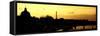 Landscape View of the River Seine and the Eiffel Tower at Sunset - Paris - France - Europe-Philippe Hugonnard-Framed Stretched Canvas