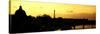 Landscape View of the River Seine and the Eiffel Tower at Sunset - Paris - France - Europe-Philippe Hugonnard-Stretched Canvas