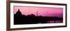 Landscape View of the River Seine and the Eiffel Tower at Sunset - Paris - France - Europe-Philippe Hugonnard-Framed Photographic Print