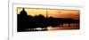 Landscape View of the River Seine and the Eiffel Tower at Sunset - Paris - France - Europe-Philippe Hugonnard-Framed Photographic Print