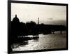 Landscape View of the River Seine and the Eiffel Tower at Sunset - Paris - France - Europe-Philippe Hugonnard-Framed Photographic Print