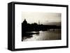 Landscape View of the River Seine and the Eiffel Tower at Sunset - Paris - France - Europe-Philippe Hugonnard-Framed Stretched Canvas