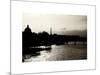 Landscape View of the River Seine and the Eiffel Tower at Sunset - Paris - France - Europe-Philippe Hugonnard-Mounted Art Print