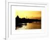 Landscape View of the River Seine and the Eiffel Tower at Sunset - Paris - France - Europe-Philippe Hugonnard-Framed Art Print