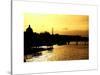 Landscape View of the River Seine and the Eiffel Tower at Sunset - Paris - France - Europe-Philippe Hugonnard-Stretched Canvas