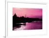 Landscape View of the River Seine and the Eiffel Tower at Sunset - Paris - France - Europe-Philippe Hugonnard-Framed Art Print