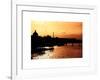 Landscape View of the River Seine and the Eiffel Tower at Sunset - Paris - France - Europe-Philippe Hugonnard-Framed Art Print