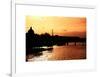 Landscape View of the River Seine and the Eiffel Tower at Sunset - Paris - France - Europe-Philippe Hugonnard-Framed Art Print