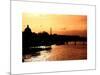 Landscape View of the River Seine and the Eiffel Tower at Sunset - Paris - France - Europe-Philippe Hugonnard-Mounted Art Print