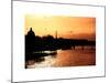 Landscape View of the River Seine and the Eiffel Tower at Sunset - Paris - France - Europe-Philippe Hugonnard-Mounted Art Print