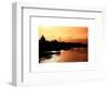 Landscape View of the River Seine and the Eiffel Tower at Sunset - Paris - France - Europe-Philippe Hugonnard-Framed Art Print