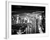 Landscape View of Times Square, Skyscrapers View, Midtown Manhattan, NYC, NYC, USA-Philippe Hugonnard-Framed Photographic Print