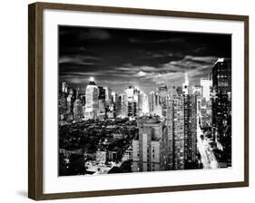 Landscape View of Times Square, Skyscrapers View, Midtown Manhattan, NYC, NYC, USA-Philippe Hugonnard-Framed Photographic Print