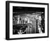 Landscape View of Times Square, Skyscrapers View, Midtown Manhattan, NYC, NYC, USA-Philippe Hugonnard-Framed Premium Photographic Print