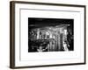 Landscape View of Times Square, Skyscrapers View, Midtown Manhattan, NYC, NYC, White Frame-Philippe Hugonnard-Framed Art Print