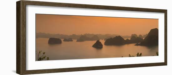 Landscape View over Halong Bay, Vietnam-Jon Arnold-Framed Photographic Print