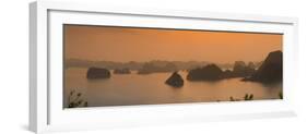 Landscape View over Halong Bay, Vietnam-Jon Arnold-Framed Photographic Print