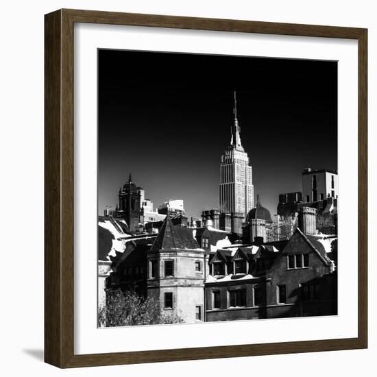 Landscape View with the Empire State Building-Philippe Hugonnard-Framed Photographic Print