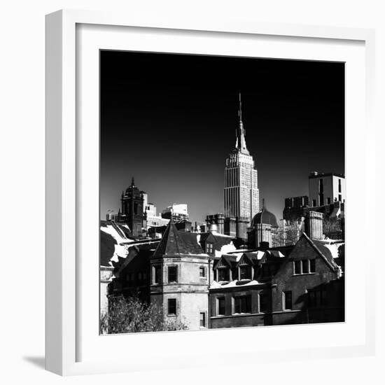 Landscape View with the Empire State Building-Philippe Hugonnard-Framed Photographic Print