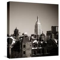 Landscape View with the Empire State Building-Philippe Hugonnard-Stretched Canvas