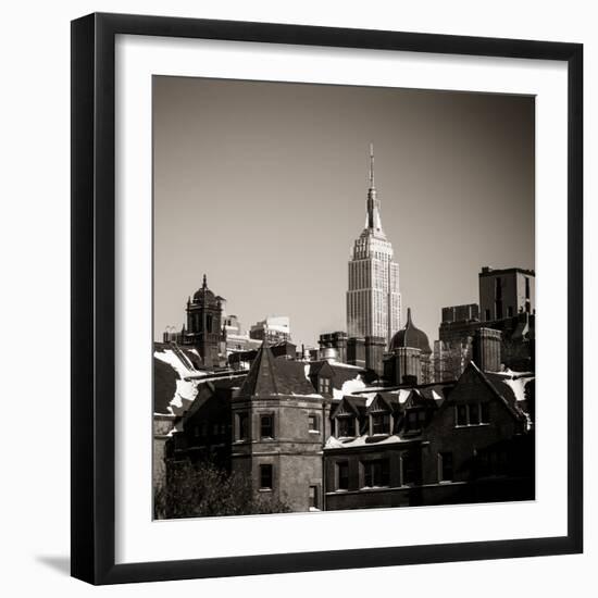 Landscape View with the Empire State Building-Philippe Hugonnard-Framed Photographic Print