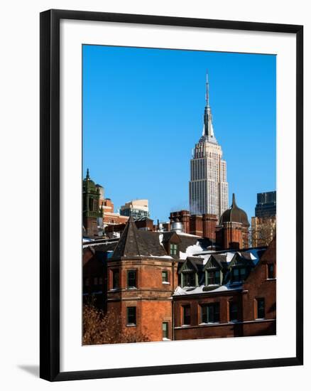 Landscape View with the Empire State Building-Philippe Hugonnard-Framed Photographic Print