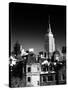 Landscape View with the Empire State Building-Philippe Hugonnard-Stretched Canvas