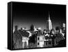 Landscape View with the Empire State Building-Philippe Hugonnard-Framed Stretched Canvas