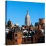 Landscape View with the Empire State Building-Philippe Hugonnard-Stretched Canvas