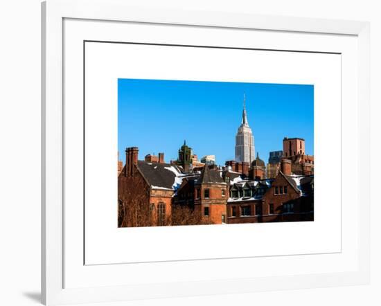 Landscape View with the Empire State Building-Philippe Hugonnard-Framed Art Print