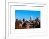 Landscape View with the Empire State Building-Philippe Hugonnard-Framed Art Print