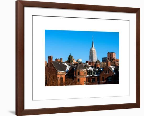 Landscape View with the Empire State Building-Philippe Hugonnard-Framed Art Print