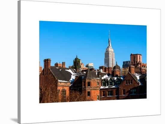 Landscape View with the Empire State Building-Philippe Hugonnard-Stretched Canvas