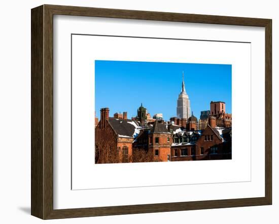 Landscape View with the Empire State Building-Philippe Hugonnard-Framed Art Print