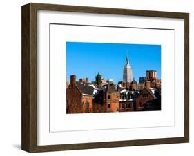 Landscape View with the Empire State Building-Philippe Hugonnard-Framed Art Print
