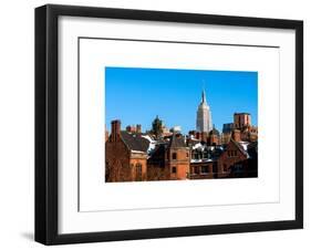 Landscape View with the Empire State Building-Philippe Hugonnard-Framed Art Print