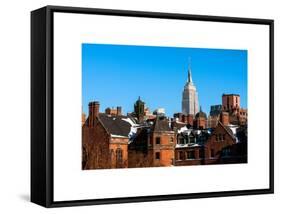 Landscape View with the Empire State Building-Philippe Hugonnard-Framed Stretched Canvas