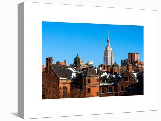 Landscape View with the Empire State Building-Philippe Hugonnard-Stretched Canvas