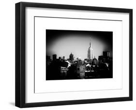 Landscape View with the Empire State Building-Philippe Hugonnard-Framed Art Print