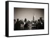 Landscape View with the Empire State Building-Philippe Hugonnard-Framed Stretched Canvas