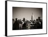 Landscape View with the Empire State Building-Philippe Hugonnard-Framed Stretched Canvas