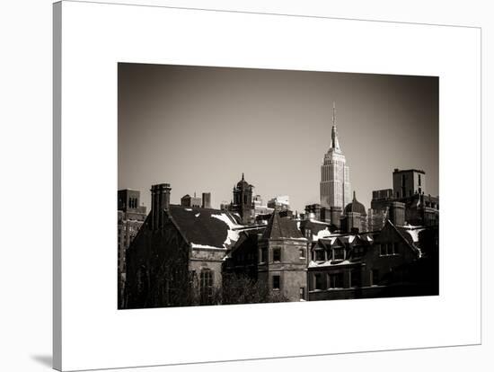 Landscape View with the Empire State Building-Philippe Hugonnard-Stretched Canvas
