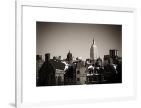 Landscape View with the Empire State Building-Philippe Hugonnard-Framed Art Print