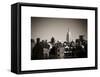 Landscape View with the Empire State Building-Philippe Hugonnard-Framed Stretched Canvas