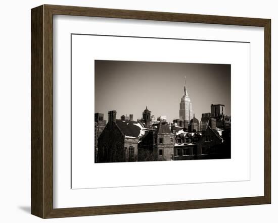 Landscape View with the Empire State Building-Philippe Hugonnard-Framed Art Print