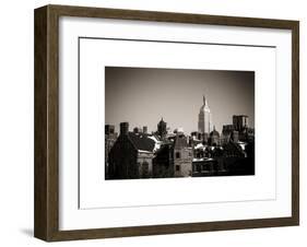 Landscape View with the Empire State Building-Philippe Hugonnard-Framed Art Print