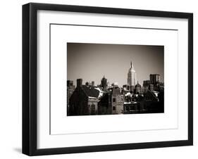 Landscape View with the Empire State Building-Philippe Hugonnard-Framed Art Print